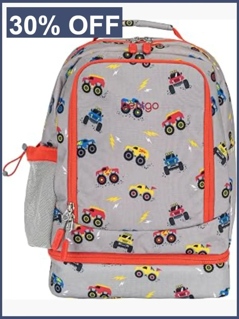 2-in-1 Backpack & Insulated Lunch Bag, 16.5